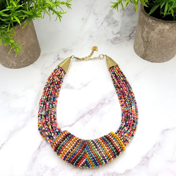 ZAD Jewelry - Multi Strand Beaded Necklace